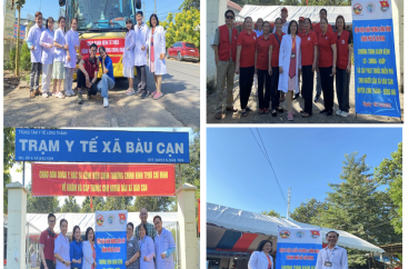 Chương trình khám bệnh từ thiện, phát thuốc miễn phí trên địa bàn xã Bàu Cạn, huyện Long Thành, tỉnh Đồng Nai